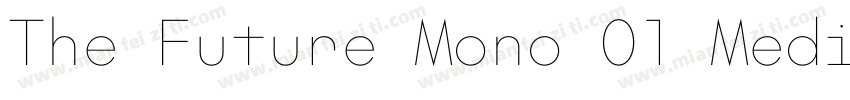 The Future Mono 01 Medium字体转换